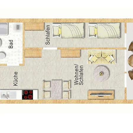 Apartmán Ostseezeit 1 *